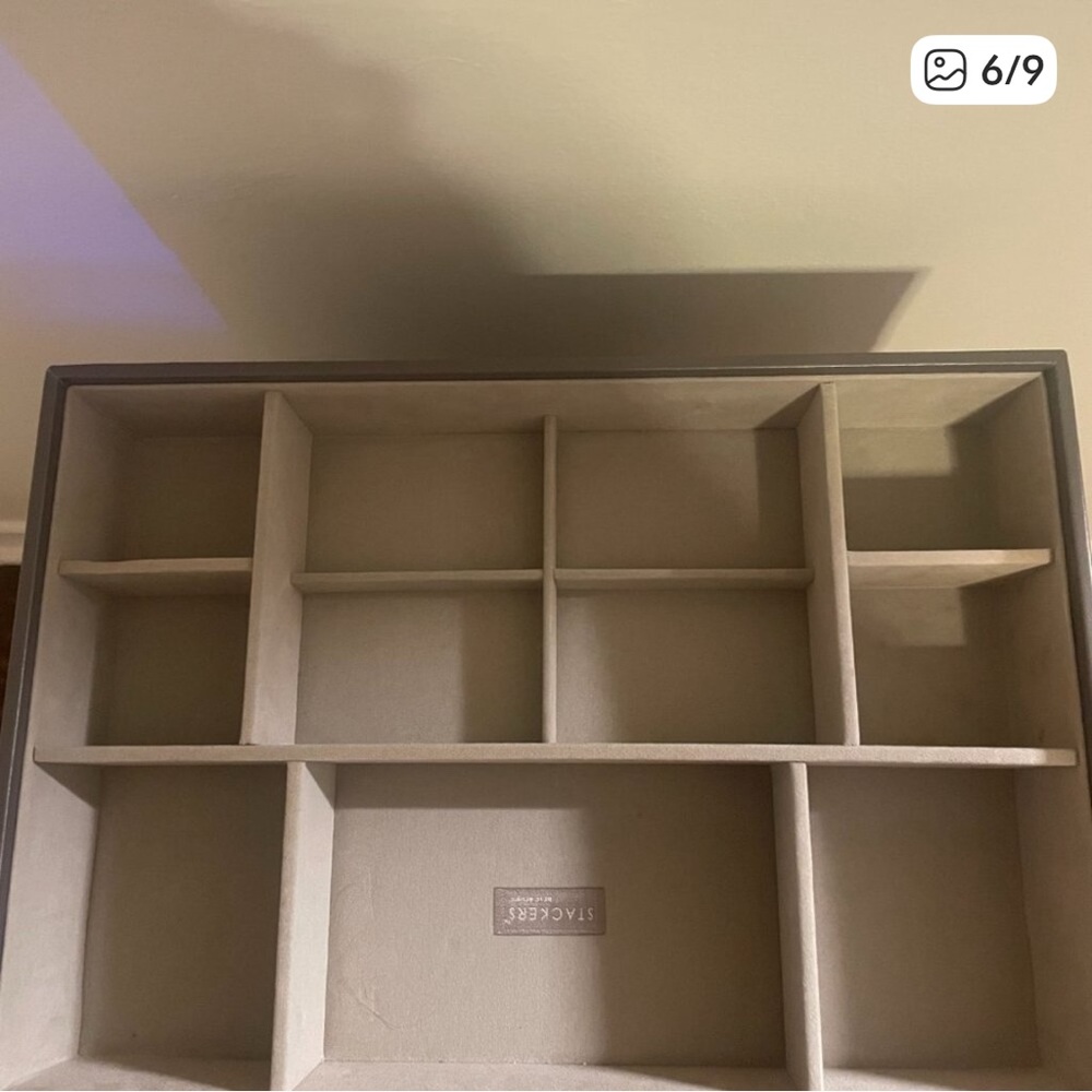 The Container Store Supersize Stacker, taupe - Picture 2 of 3